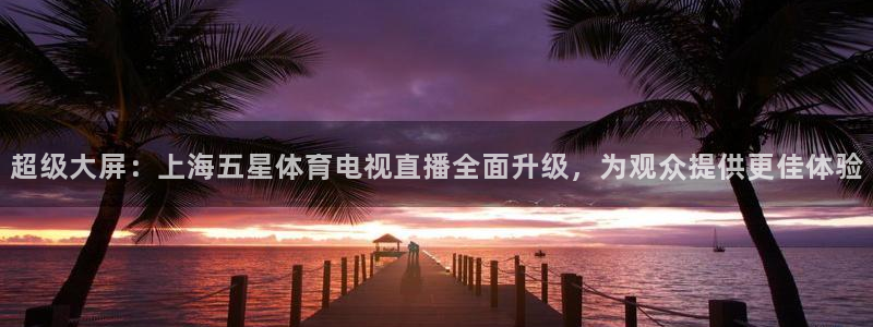 超级大屏：上海五星体育电视直播全面升级，为观众提供更佳体验